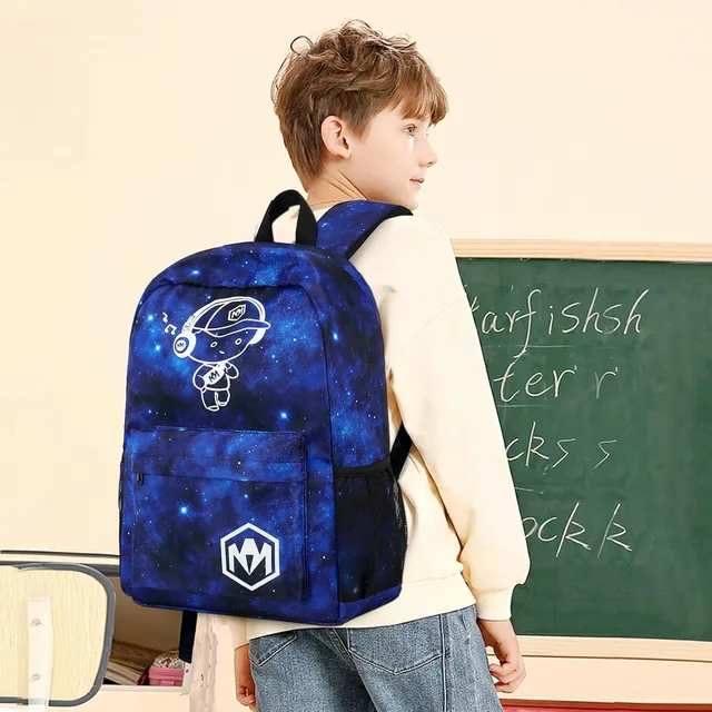 Starry sky school backpack set — product view 4